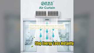 Titan Series Ceiling Mounted Air Curtain for Business